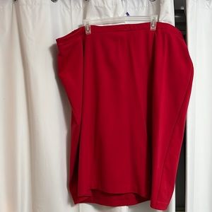 Lane Bryant pencil skirt, size 26, red